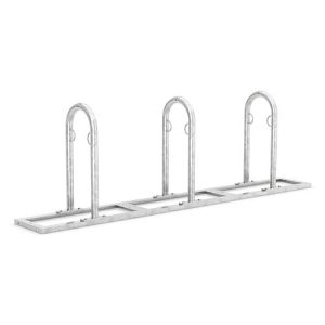 Anlehnparker WSM, 1-seitig, für Reifen bis B 55 mm, B 2550 x T 350 x H 850 mm, Stahl verzinkt, 3 Einstellplätze Anlehnparker WSM, 1-seitig, für Reifen bis B 55 mm, B 2550 x T 350 x H 850 mm, Stahl verzinkt, 3 Einstellplätze