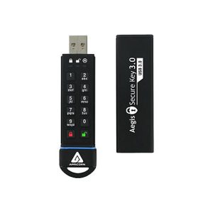 Apricorn Aegis Secure Key 3.0 – USB-Flash-Laufwerk – verschlüsselt – 1 TB – USB 3.0 – FIPS 140-2 Level 3 Apricorn Aegis Secure Key 3.0 – USB-Flash-Laufwerk – verschlüsselt – 1 TB – USB 3.0 – FIPS 140-2 Level 3