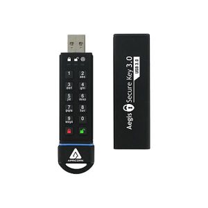 Apricorn Aegis Secure Key 3.0 – USB-Flash-Laufwerk – verschlüsselt – 30 GB – USB 3.0 Apricorn Aegis Secure Key 3.0 – USB-Flash-Laufwerk – verschlüsselt – 30 GB – USB 3.0