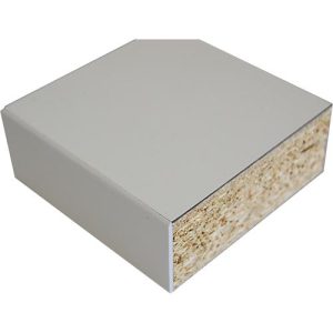 Arbeitsplatte Laminat mit S-Aufbau, 40 mm stark, Hartlaminat beschichtet, lichtgrau, B 1500 x T 700 mm Arbeitsplatte Laminat mit S-Aufbau, 40 mm stark, Hartlaminat beschichtet, lichtgrau, B 1500 x T 700 mm