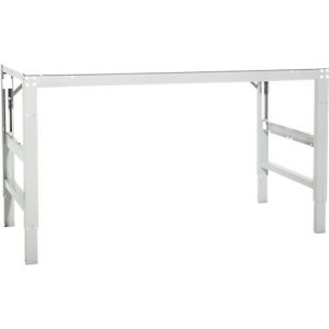 Arbeitstisch Ergo, Elektro-Hydraulik, Platte Melamin, 1750 x 800 mm, lichtgrau Arbeitstisch Ergo, Elektro-Hydraulik, Platte Melamin, 1750 x 800 mm, lichtgrau