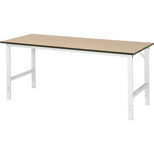 Arbeitstisch, MDF-Platte, B 2000 x T 800 x H 760-1080 mm