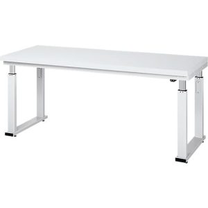 Arbeitstisch Serie adlatus 600, 2000 x 700 x 740-1140 mm, Hartlaminat-Platte Arbeitstisch Serie adlatus 600, 2000 x 700 x 740-1140 mm, Hartlaminat-Platte