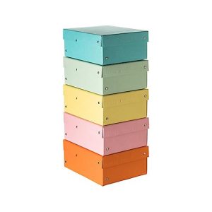 Archivbox Falken PURE Box Pastell A5, für bis zu 1250 Blatt, mit Beschriftungsfeld, L 250 x B 180 x Füllhöhe 100 mm, FSC®-Pappe, farbsortiert, 5 Stück Archivbox Falken PURE Box Pastell A5, für bis zu 1250 Blatt, mit Beschriftungsfeld, L 250 x B 180 x Füllhöhe 100 mm, FSC®-Pappe, farbsortiert, 5 Stück