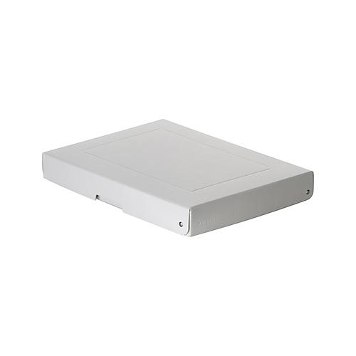 Archivbox Falken PureBox PRO A4, für bis zu 500 Blatt, DIN ISO 16245-A, mit Beschriftungsfeld, L 320 x B 240 x Füllhöhe 40 mm, FSC®-Pappe, weiß
