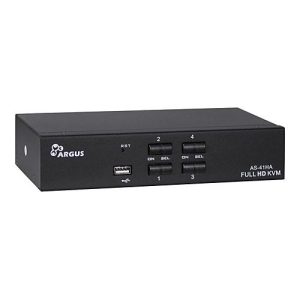 Argus KVM AS-41HA – KVM-/Audio-Switch – 4 Anschlüsse