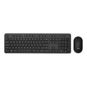 ASUS CW100 – Tastatur-und-Maus-Set – kabellos – 2.4 GHz – QWERTZ – Deutsch ASUS CW100 – Tastatur-und-Maus-Set – kabellos – 2.4 GHz – QWERTZ – Deutsch