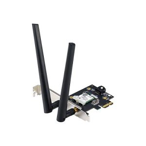 ASUS PCE-AXE5400 – Netzwerkadapter – PCIe Low-Profile – Bluetooth 5.2, Wi-Fi 6E ASUS PCE-AXE5400 – Netzwerkadapter – PCIe Low-Profile – Bluetooth 5.2, Wi-Fi 6E