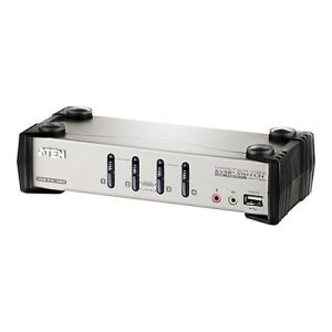 ATEN CS1734B – KVM-/Audio-/USB-Switch – 4 x KVM/Audio/USB – Desktop ATEN CS1734B – KVM-/Audio-/USB-Switch – 4 x KVM/Audio/USB – Desktop
