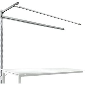 Aufbauportal m. Ausleger, Ansatztisch SPEZIAL Arbeitstisch/Werkbank UNIVERSAL/PROFI, 2000 mm, alusilber Aufbauportal m. Ausleger, Ansatztisch SPEZIAL Arbeitstisch/Werkbank UNIVERSAL/PROFI, 2000 mm, alusilber