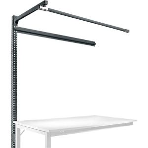 Aufbauportal m. Ausleger, Ansatztisch STANDARD Arbeitstisch/Werkbank UNIVERSAL/PROFI, 1500 mm, anthrazit Aufbauportal m. Ausleger, Ansatztisch STANDARD Arbeitstisch/Werkbank UNIVERSAL/PROFI, 1500 mm, anthrazit