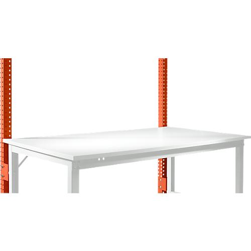 Aufbauportal, niedrig, Grundtisch SPEZIAL Arbeitstisch/Werkbank UNIVERSAL/PROFI, rotorange