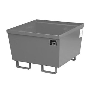 Auffangwanne BAUER AO-1, Stahl, 229 l, B 800 x T 800 x H 545 mm, grau Auffangwanne BAUER AO-1, Stahl, 229 l, B 800 x T 800 x H 545 mm, grau