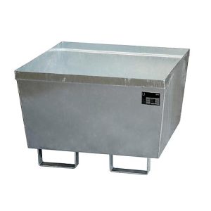 Auffangwanne BAUER AO-1, Stahl, 229 l, B 800 x T 800 x H 545 mm, verzinkt Auffangwanne BAUER AO-1, Stahl, 229 l, B 800 x T 800 x H 545 mm, verzinkt