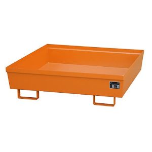 Auffangwanne BAUER AO-4/A, Stahl, 280 l, B 1200 x T 1200 x H 335 mm, orange Auffangwanne BAUER AO-4/A, Stahl, 280 l, B 1200 x T 1200 x H 335 mm, orange