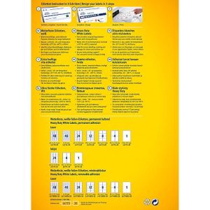 Avery Zweckform Folien-Etiketten, wetterfest, für Innen- und Außenbereich, 99,1 x 67,7 mm Avery Zweckform Folien-Etiketten, wetterfest, für Innen- und Außenbereich, 99,1 x 67,7 mm