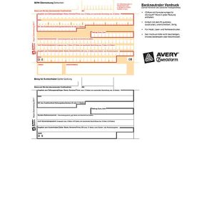 AVERY™ Zweckform SEPA-Überweisung/Zahlschein Nr. 2817 AVERY™ Zweckform SEPA-Überweisung/Zahlschein Nr. 2817