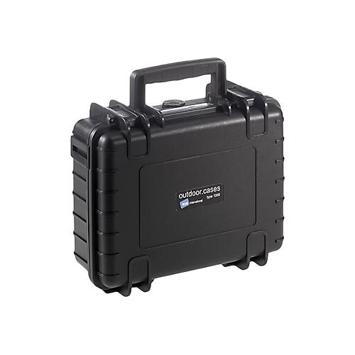 B&W outdoor.case Type 1000 - Hartschalentasche für Actionkamera / Zubehör - Polypropylen - Schwarz