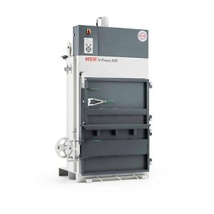Ballenpresse HSM V-Press 605 230V, 3 vertikale Umreifungen für Ballen bis 70 kg, Presskraft 57 kN, TorsionControlSystem, Schwenktür Ballenpresse HSM V-Press 605 230V, 3 vertikale Umreifungen für Ballen bis 70 kg, Presskraft 57 kN, TorsionControlSystem, Schwenktür