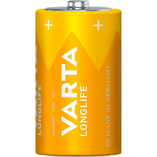 Batterie Mono D VARTA Longlife, 1,5 V, 2 Stück
