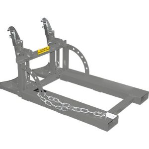 Bauer Fasslifter RS 60-II, für Stapler, 2x 60-l-Fässer, L 1050 x B 650 x H 460 mm, bis 200 kg, Stahl, Mausgrau Bauer Fasslifter RS 60-II, für Stapler, 2x 60-l-Fässer, L 1050 x B 650 x H 460 mm, bis 200 kg, Stahl, Mausgrau