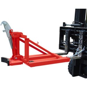 Bauer Fasslifter RS-I/D 91, für Stapler, 1 x 110 bis 200-l-Deckelfässer, L 1285 x B 585 x H 810 mm, bis 800 kg, Stahl, Feuerrot Bauer Fasslifter RS-I/D 91, für Stapler, 1 x 110 bis 200-l-Deckelfässer, L 1285 x B 585 x H 810 mm, bis 800 kg, Stahl, Feuerrot