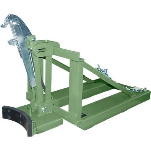 Bauer Fasslifter RS-I/D 91, für Stapler, 1 x 110 bis 200-l-Deckelfässer, L 1285 x B 585 x H 810 mm, bis 800 kg, Stahl, Resedagrün Bauer Fasslifter RS-I/D 91, für Stapler, 1 x 110 bis 200-l-Deckelfässer, L 1285 x B 585 x H 810 mm, bis 800 kg, Stahl, Resedagrün