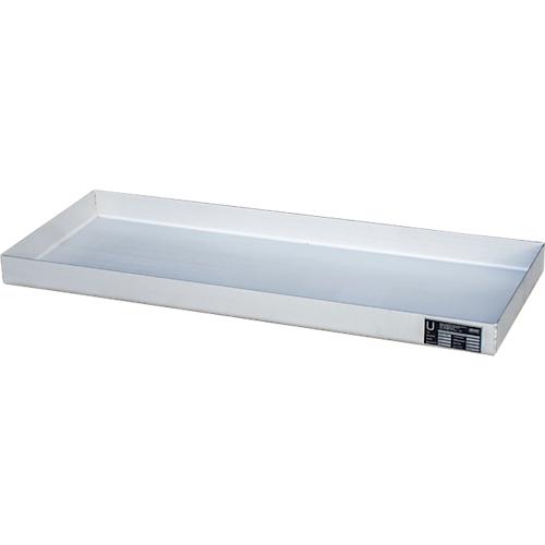 Bauer Kleingebindewanne KGW 1 V4A, ohne Lochblechrost, L 940 x B 370 x H 60 mm, 20 L, 150 kg, Edelstahl 1.4571, Silber