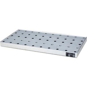 Bauer Kleingebindewanne KGW 2/M V4A, mit Lochblechrost, L 940 x B 470 x H 60 mm, 25 L, 150 kg, Edelstahl 1.4571, Silber Bauer Kleingebindewanne KGW 2/M V4A, mit Lochblechrost, L 940 x B 470 x H 60 mm, 25 L, 150 kg, Edelstahl 1.4571, Silber