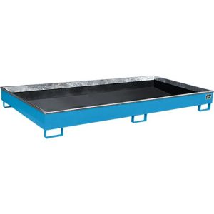 Bauer Regalwanne RW 2700-1 PE, mit PE-Einsatz, L 2665 x B 1315 x H 210 mm, lichtblau RAL 5012 Bauer Regalwanne RW 2700-1 PE, mit PE-Einsatz, L 2665 x B 1315 x H 210 mm, lichtblau RAL 5012