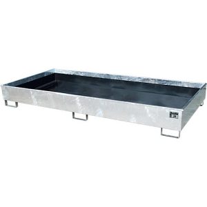 Bauer Regalwanne RW 2700-2 PE, mit PE-Einsatz, L 2665 x B 1315 x H 305 mm, feuerverzinkt Bauer Regalwanne RW 2700-2 PE, mit PE-Einsatz, L 2665 x B 1315 x H 305 mm, feuerverzinkt