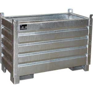 Bauer Sammelbehälter-System SBS 500, L 600 x B 1200 x H 850 mm, bis zu 3-fach stapelbar, lackiert, mit Transportwagen, feuerverzinkt Bauer Sammelbehälter-System SBS 500, L 600 x B 1200 x H 850 mm, bis zu 3-fach stapelbar, lackiert, mit Transportwagen, feuerverzinkt