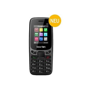 Bea-fon Classic Line C80 – Feature Phone – Dual-SIM – LCD-Anzeige – 128 x 160 Pixel 0,3 MP – Schwarz