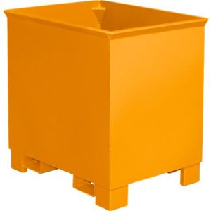 Behälter für Routenzüge Typ C 30, für Feststoffe, 3-fach stapelbar, Inhalt 0,3 m³, bis 500 kg, gelborange RAL 2000 Behälter für Routenzüge Typ C 30, für Feststoffe, 3-fach stapelbar, Inhalt 0,3 m³, bis 500 kg, gelborange RAL 2000