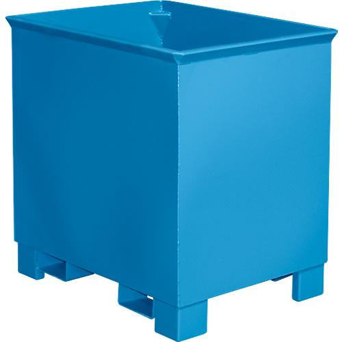 Behälter für Routenzüge Typ C 30, für Feststoffe, 3-fach stapelbar, Inhalt 0,3 m³, bis 500 kg, lichtblau RAL 5012