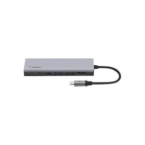Belkin CONNECT USB-C 7-in-1 Multiport Adapter – Dockingstation – USB-C – HDMI Belkin CONNECT USB-C 7-in-1 Multiport Adapter – Dockingstation – USB-C – HDMI