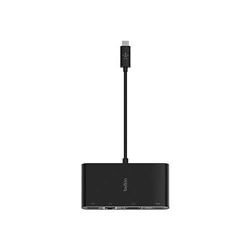 Belkin Multiport-Adapter - USB-C - VGA, HDMI - GigE