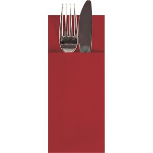 Bestecktaschen Papstar ‚Airlaid‘, 5 x 100 Stk., B 85 x H 200 mm, 1/8 Falz, Airlaid, bordeaux Bestecktaschen Papstar ‚Airlaid‘, 5 x 100 Stk., B 85 x H 200 mm, 1/8 Falz, Airlaid, bordeaux