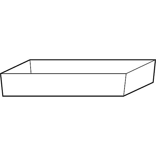 Bodenauffangwanne Stawa-R für asecos Sicherheitsschränke der Q30, Q90 und S90 Serie, Edelstahl 1.4301, B 742 x T 507 x H 83 mm, 22 l