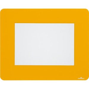 Bodenmarkierungsfenster Durable, für den Innenbereich, Format A5, rutschhemmend, selbstklebend & wiederablösbar signalgelb, 10 Stück Bodenmarkierungsfenster Durable, für den Innenbereich, Format A5, rutschhemmend, selbstklebend & wiederablösbar signalgelb, 10 Stück