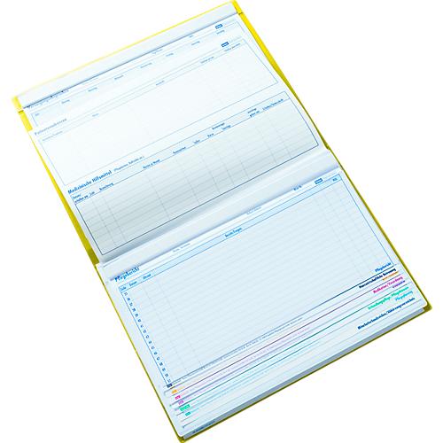 BOI Patienten-Dokumentationsmappe Professional Line, DIN A4, Klarsichttaschen, 10-farbiges Reitersystem, 4 Heftmechaniken, gelb