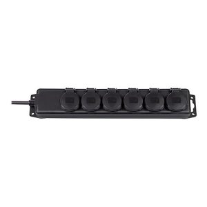 brennenstuhl Extension socket IP44 6-way black 2m H07RN-F 3G1,5 – Steckdosenleiste – Wechselstrom 230 V – Ausgangsanschlüsse: 6 – 2 m Schnur brennenstuhl Extension socket IP44 6-way black 2m H07RN-F 3G1,5 – Steckdosenleiste – Wechselstrom 230 V – Ausgangsanschlüsse: 6 – 2 m Schnur