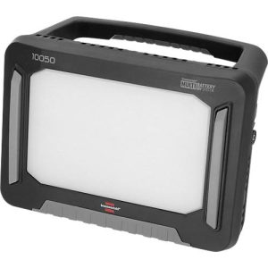 Brennenstuhl Multi Battery LED Baustrahler 10050 MH, Akku- und Netzbetrieb, Batterieanzeige, ergonomischer Griff, 100W, 12500 lm, IP55, L 177 x B 354 x H 258 mm, schwarz Brennenstuhl Multi Battery LED Baustrahler 10050 MH, Akku- und Netzbetrieb, Batterieanzeige, ergonomischer Griff, 100W, 12500 lm, IP55, L 177 x B 354 x H 258 mm, schwarz