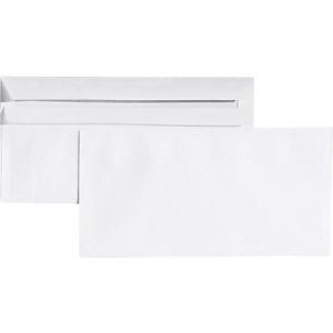 Briefumschläge, DIN lang, ohne Fenster, selbstklebend, 100 Stück Briefumschläge, DIN lang, ohne Fenster, selbstklebend, 100 Stück