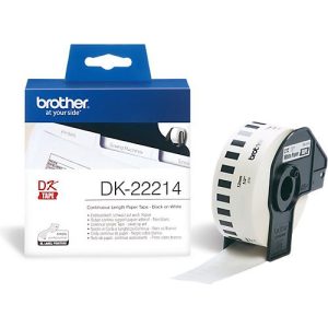 BROTHER Endlos-Etikett DK-22214, 12mm x 30,48m, Papier weiß BROTHER Endlos-Etikett DK-22214, 12mm x 30,48m, Papier weiß