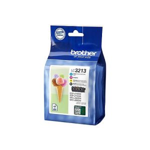 Brother LC3213 – 4er-Pack – Schwarz, Gelb, Cyan, Magenta – original – Tintenpatrone Brother LC3213 – 4er-Pack – Schwarz, Gelb, Cyan, Magenta – original – Tintenpatrone