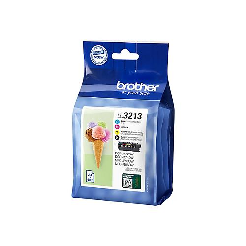 Brother LC3213 Value Pack - 4er-Pack - Schwarz, Gelb, Cyan, Magenta - original - Tintenpatrone