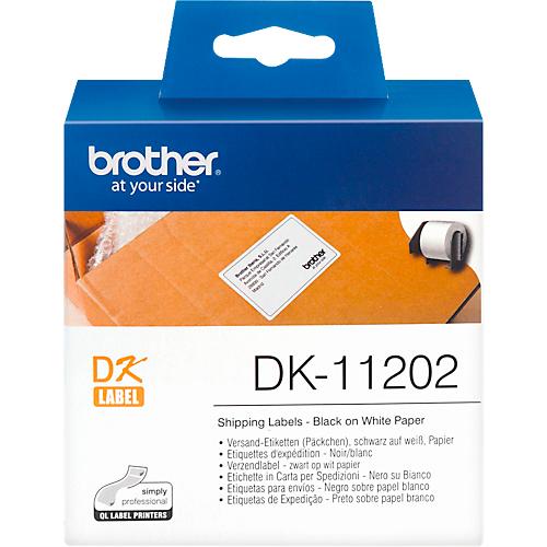 Brother Versand-Etiketten DK-11202, 62x100 mm, 300 Stück