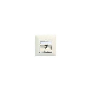 BTR C6Amodul 1 Port 180°M UP – Anschlussdose, Unterputz – CAT 6a – RJ-45 – Pure White, RAL 9010 BTR C6Amodul 1 Port 180°M UP – Anschlussdose, Unterputz – CAT 6a – RJ-45 – Pure White, RAL 9010