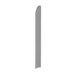Büroregal Dante®, Abschlusswange, für Regale ohne Rückwand, H 2250 mm, lichtgrau Büroregal Dante®, Abschlusswange, für Regale ohne Rückwand, H 2250 mm, lichtgrau